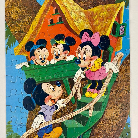 Mickey Mouse jigsaw puzzle, vintage Whitman 1969, 99 piece, 10" x 13" - Picture 2 of 11